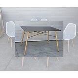 Aga Trpezarijski sto 120cm Crni Cene