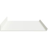  Lebdeća polica Zidne 4 pcs Bijeli 80 x 18 x 2,5 cm Čelik | shoptok.hr