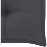  Klop z antracitno blazino 112 cm trdna tikovina | Shoptok.si