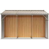  Vrtno spremište svjetlosmeđe 277 x 279 x 179 cm pocinčani čelik | shoptok.hr