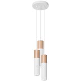 Sollux SL.1013 - Luster na sajli PABLO 3xGU10/40W/230V bela | Eponuda.com