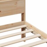 Krevetna konstrukcija Smeđa 80 x 200 cm Masivna borovina | shoptok.hr