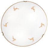  kolarz 731.12.4.150-Zidna svetiljka nonna 2xE27/60W/230V, prečnik 40 cm, sa motivom jelena, ružičasto zlato | Eponuda.com