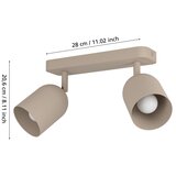 Eglo 44162 - Spot svetiljka TILSTON 2xE14/40W/230V bež | Eponuda.com