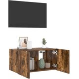  Zidni TV ormarić s LED svjetlima boja hrasta 60x35x31 cm | shoptok.hr