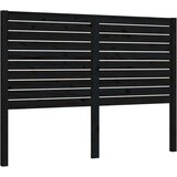  Okvir kreveta s uzglavljem crni 4FT6 bračni od masivnog drva | shoptok.hr