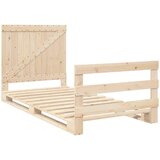 Okvir kreveta s uzglavljem 100 x 200 cm od masivne borovine | Eponuda.com