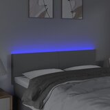  LED uzglavlje svjetlosivo 144 x 5 x 78/88 cm od tkanine | shoptok.hr