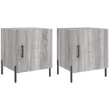  Noćni ormarići 2 kom boja hrasta 40x40x50 cm konstruirano drvo | shoptok.hr