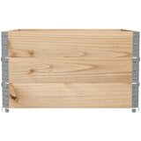  Okviri za palete 3 kom 100x100 cm od masivne borovine | shoptok.hr