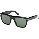 Tom Ford Alberto FT1077 01N ONE SIZE (55) Črna/Zelena | Shoptok.si