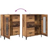  Visok predalnik Star les 69,5 x 34 x 180 cm Konstruiran les, (5000217711) | Shoptok.si