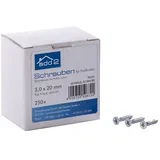 Vijaki za profilne sponke 2,5 x 16 (Premer: 2,5 mm, 250 kos, Dolžina: 16 mm)