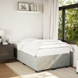 Maison Chic Posteljni okvir - Dvoposteljna postelja - Zakonska postelja brez vzmetnico siv 120x190 cm žamet-J13639, (21762628) | Shoptok.si