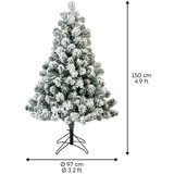 Everlands Novogodišnja Jelka Imperiall 150 CM sa snegom | Eponuda.com