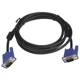 kabl vga d-sub m/m 20m hq feritno jezgro crni
