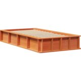  Krevetna konstrukcija Voštano smeđa 100 x 200 cm boja drva | shoptok.hr