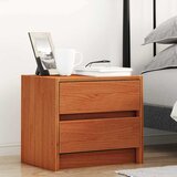  Noćni ormarići 2 pcs Vosak smeđa 40 x 30.5 x 35.5 cm Borovina | shoptok.hr