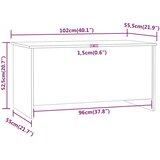  Stolić za kavu crni 102 x 55,5 x 52,5 cm od konstruiranog drva | shoptok.hr