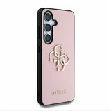 Guess PU Grained 4G Metal Logo Zadní Kryt pro Samsung Galaxy S25 Pink Ovitek za telefon Vijolična | Shoptok.si