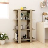 Ormarić za knjige / sobna pregrada boja hrasta 80x30x123,5 cm | shoptok.hr