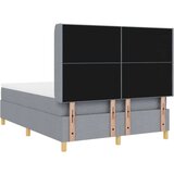Box spring krevet Svijetlo siva 140 x 200 cm tkanina | shoptok.hr