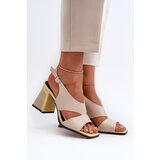 S. BARSKI Women's Sandals on Wedge Beige D&A | shoptok.hr