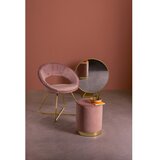 YES EVERYDAY Tamno ružičasti baršunast tabure Lucilla – | shoptok.hr