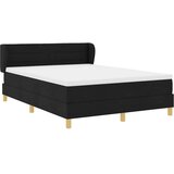 Box Spring Postelja z Vzmetnico Črna 140x190 cm Tkanina, (22050997) | Shoptok.si