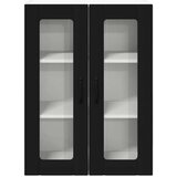 vidaXL zidni kuhinjski ormarić crna 60 x 31 x 80 cm konstruirano drvo | shoptok.hr