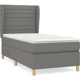 The Living Store Box spring postelja z vzmetnico temno siva 80x200 cm blago - Box Spring Postelja, (21521116) | Shoptok.si
