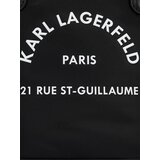 Karl Lagerfeld Ročna torbica črna / bela | Shoptok.si