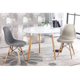 BOLZZ trpezarijski sto Verona, Okrugli, 80cm, Beli | ePonuda.com