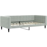  Dnevni krevet na razvlačenje svjetlosivi 90 x 190 cm baršunasti | shoptok.hr