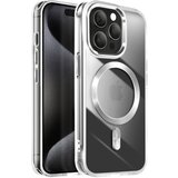 AVIZAR Ohišje MagSafe za iPhone 15 Pro Crystal Color Back, Srebrna, (5000012143) | Shoptok.si
