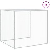  Kavez za kokoši s krovom antracit 1003x98x90 cm pocinčani čelik | shoptok.hr