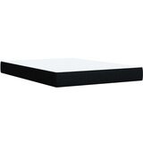 vidaXL Box spring postelja z vzmetnico črna 140x200 cm blago | Shoptok.si
