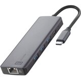 Cellular Line Hub Pro USB Type-C na USB Type-A, 2x USB Type-C, HDMI, LAN, SD | shoptok.hr