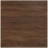 vidaXL Kavna mizica s predali rjavi hrast 100x100x40 cm | Shoptok.si