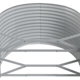  Povišena vrtna gredica od pocinčanog čelika 249x100x68 cm zelena | shoptok.hr