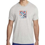 Nike Funkcionalna majica azur / pegasto siva / losos / bela | Shoptok.si