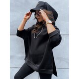 DStreet Women's set of leggings and sweatshirts LUNAR LUXE black Cene