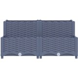  Povišena gredica 80x80x38 cm od polipropilena | shoptok.hr