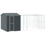  Kavez za ptice Antracit 635 x 304 x 247 cm Cinkani čelik | Eponuda.com
