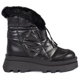 SEASTAR Women's black snow boots with black fur on a platform | ePonuda.com