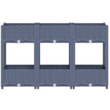  Povišena gredica 120x40x71 cm od polipropilena | shoptok.hr