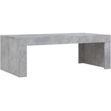 vidaXL Klubska mizica betonsko siva 102x50x36 cm inženirski les | Shoptok.si