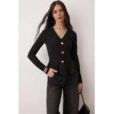 TRENDYOLMILLA ženska bluza Twoaw26Au00118, crna | Eponuda.com