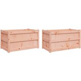 Maison Chic Vrtno cvetlično korito - Cvetlični Lonec 2 kosa trden les douglas, (21790501) | Shoptok.si