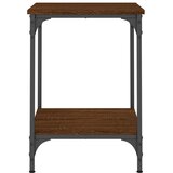  Stolić za kavu smeđa boja hrasta 40x40x55 cm konstruirano drvo | shoptok.hr
